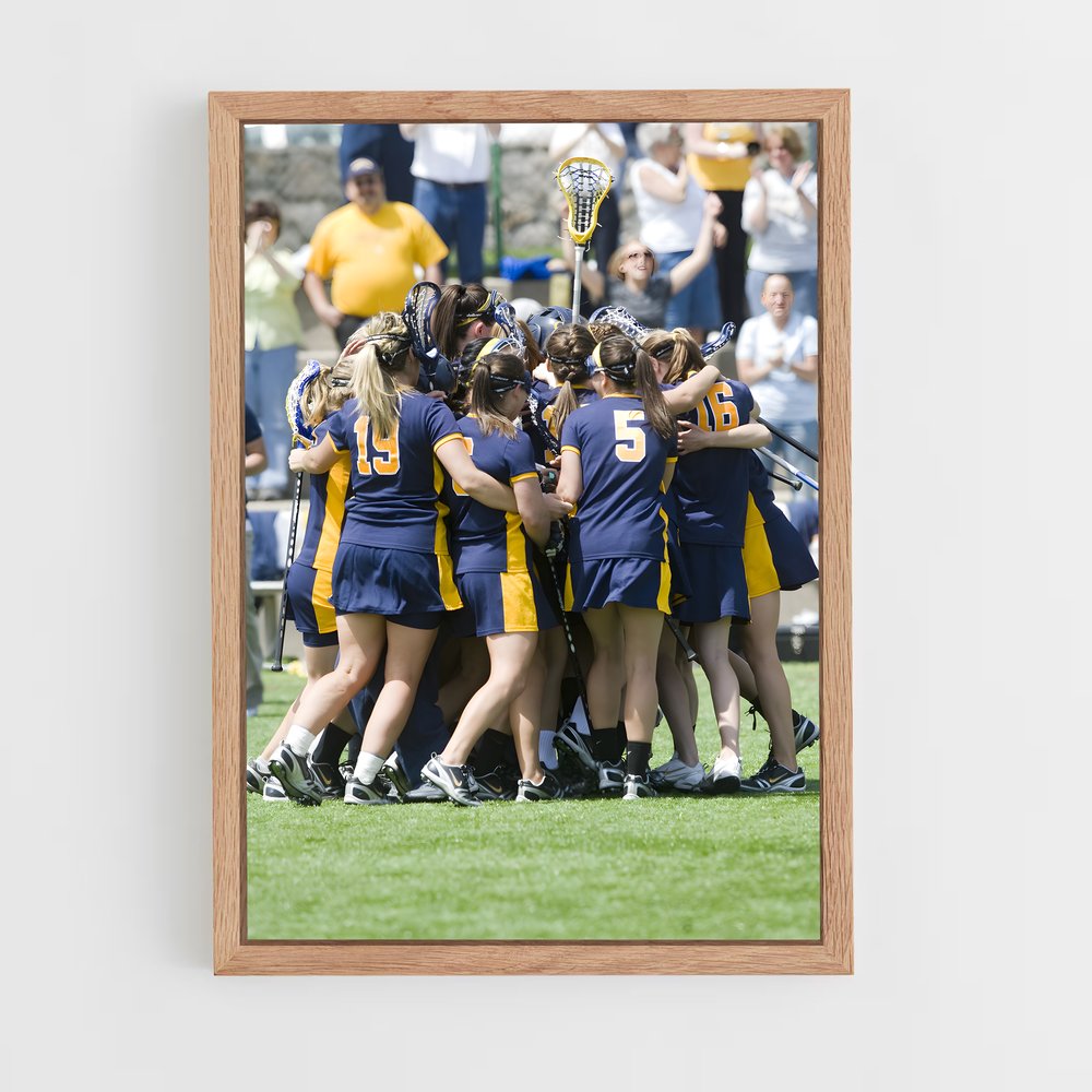 Poster Championnes en Action – affiche Lacrosse (vue 4)